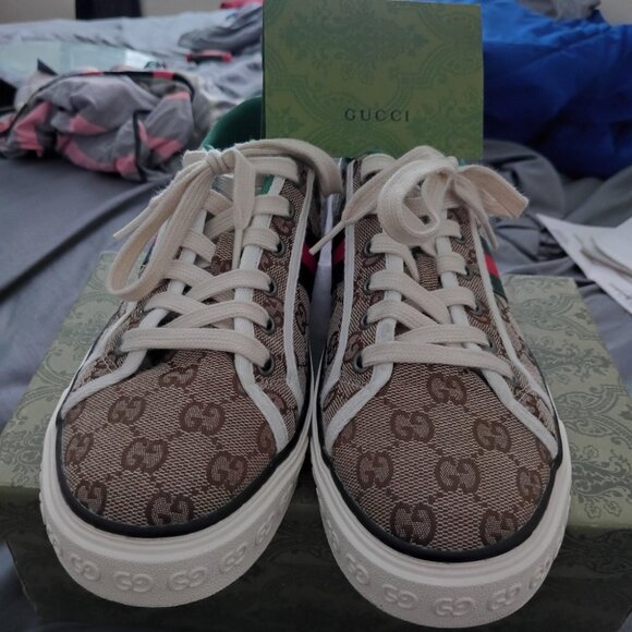 Gucci Tan Winter Rain Boots with Iconic Design - Picture 4 of 4